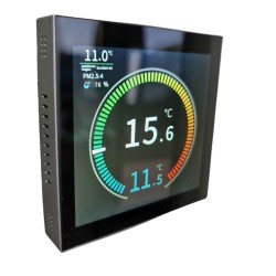 Thermostat programmable connecté tactile pour plafond et plancher chauffant