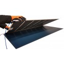 Serie Carbon Pro de Mirolia. Panel calefactor autoadhesivo para espejos, azulejos y salpicaderos de cocina. Anchura 55 cm
