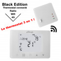 Angeschlossener, programmierbarer Funkthermostat, Wifi 4G für Strahlungsheizungen
