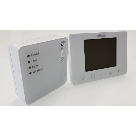 Angeschlossenes Thermostat Decke und Fußbodenheizung