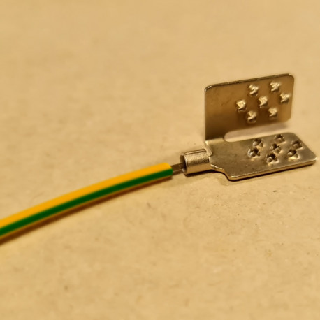 cable flexible de toma de tierra para personas electrosensibles