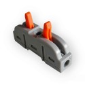 Lever terminals 2 conductors in line - flexible and rigid wires - max. 4 mm² - 50 pieces