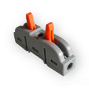 Terminali a leva in linea a 2 conduttori - fili flessibili e rigidi - max. 4 mm² - 50 pz.