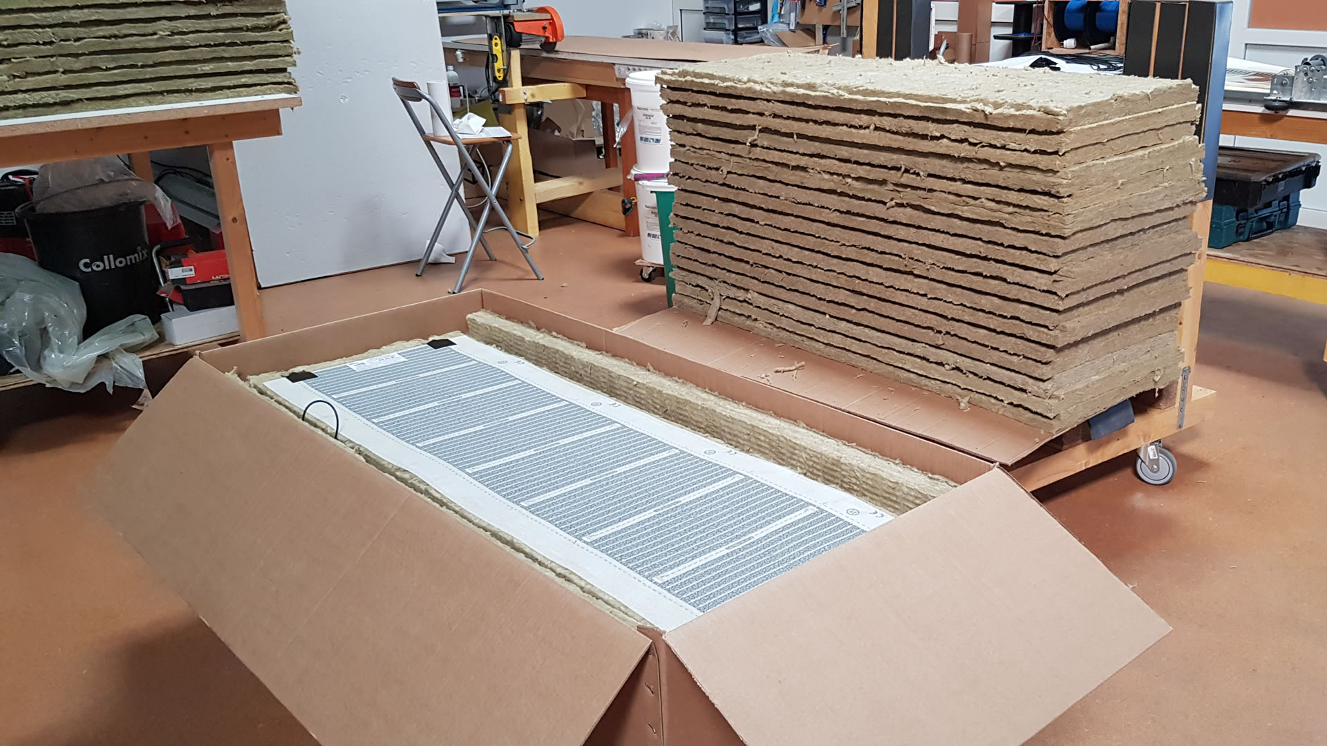 ePan Roc, panneau chauffant pour plafond rayonnant plâtre