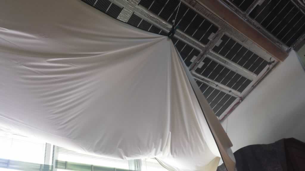 Plafond tendu chauffant