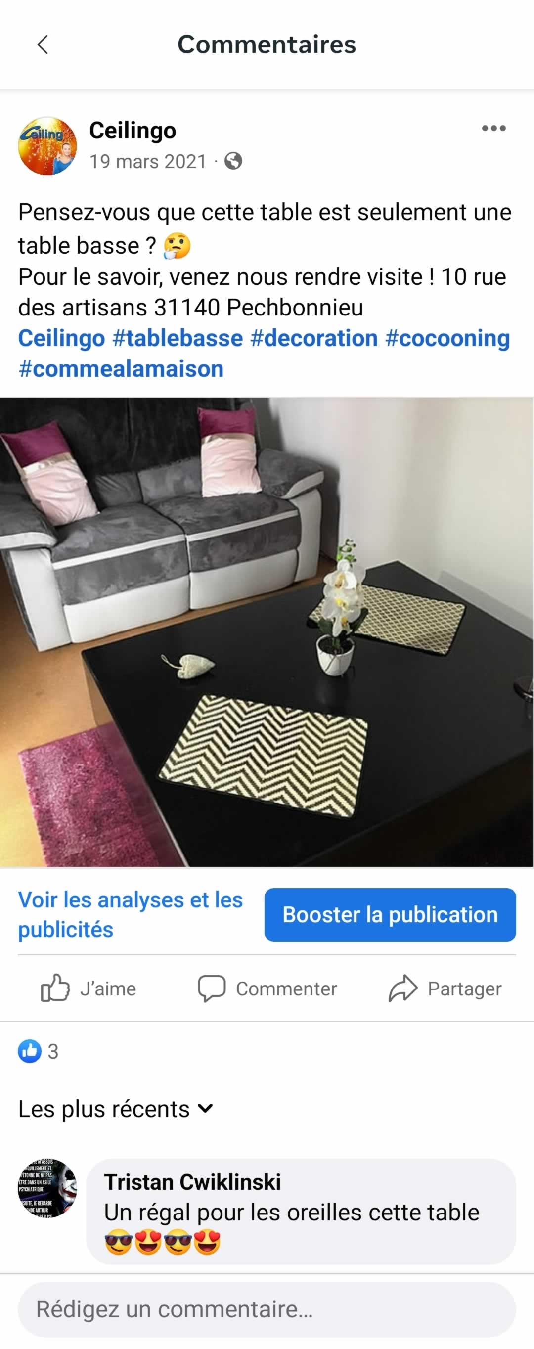 Avis client isolant mince réfléchissant R'BULL Ceilingo