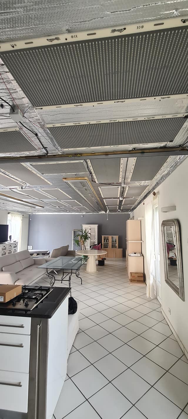 panneau chauffant plafond tendu