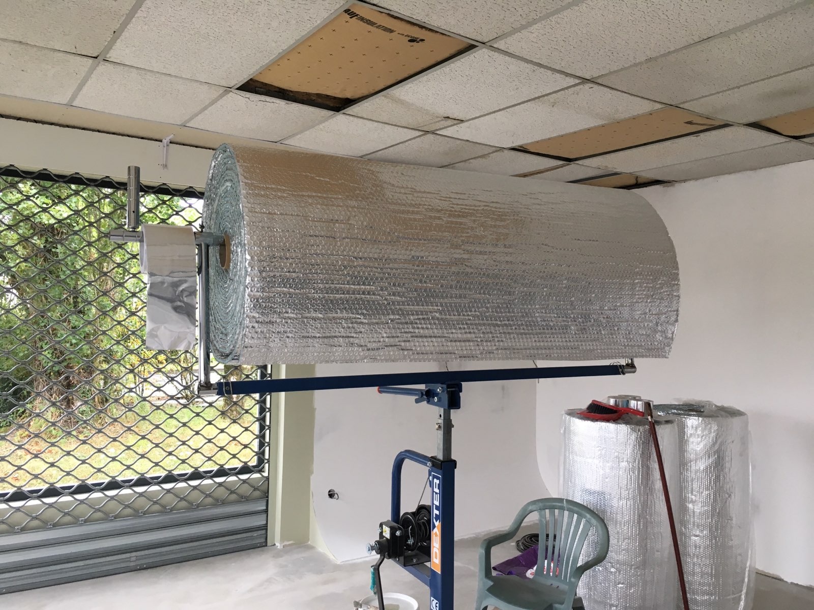 pose isolant mince réflecteur R'BULL pro Ceilingo