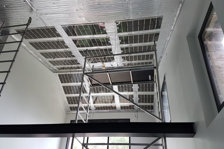 Plafond rayonnant grande hauteur Toulouse