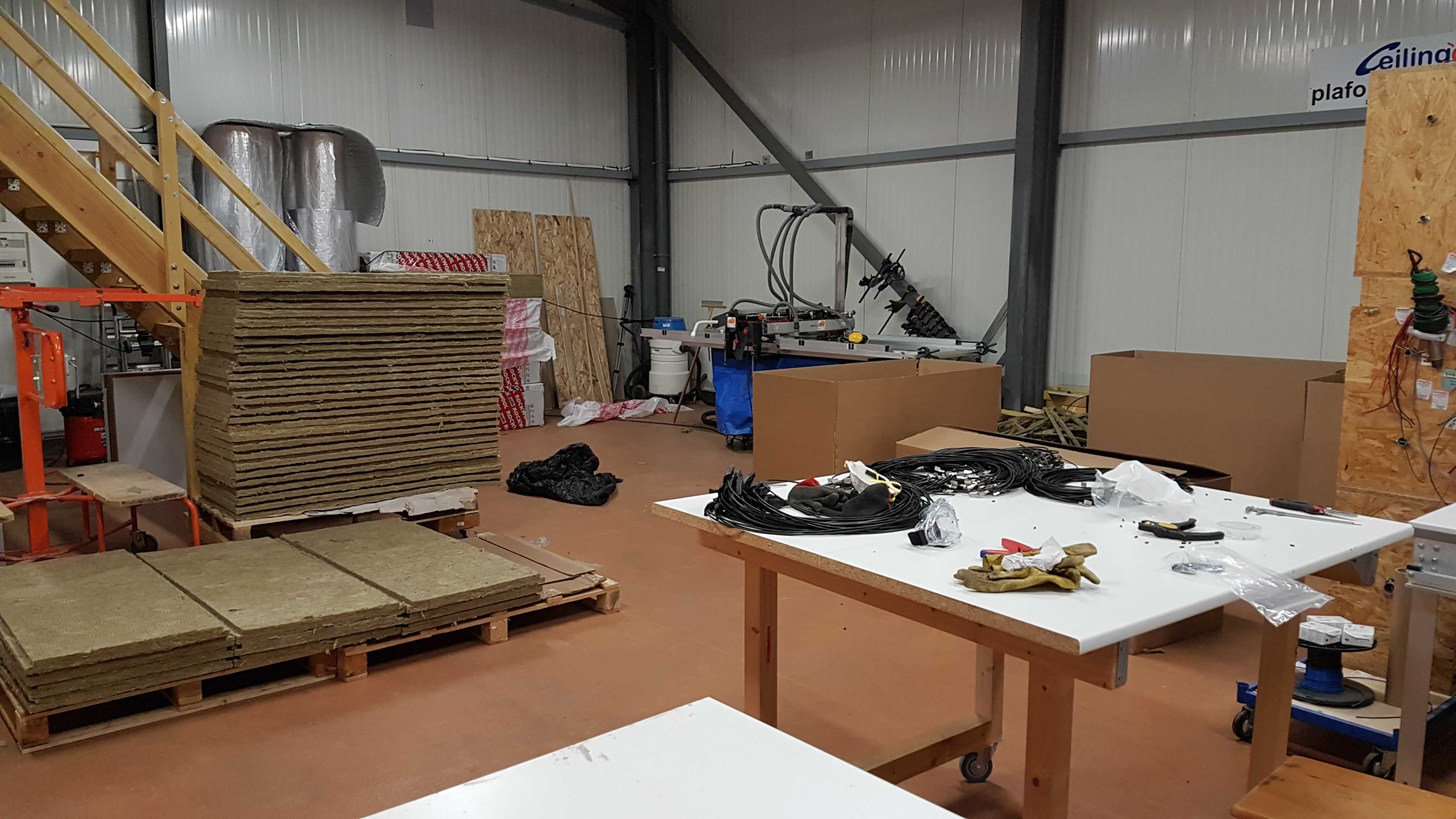 Fabrication plafond chauffant