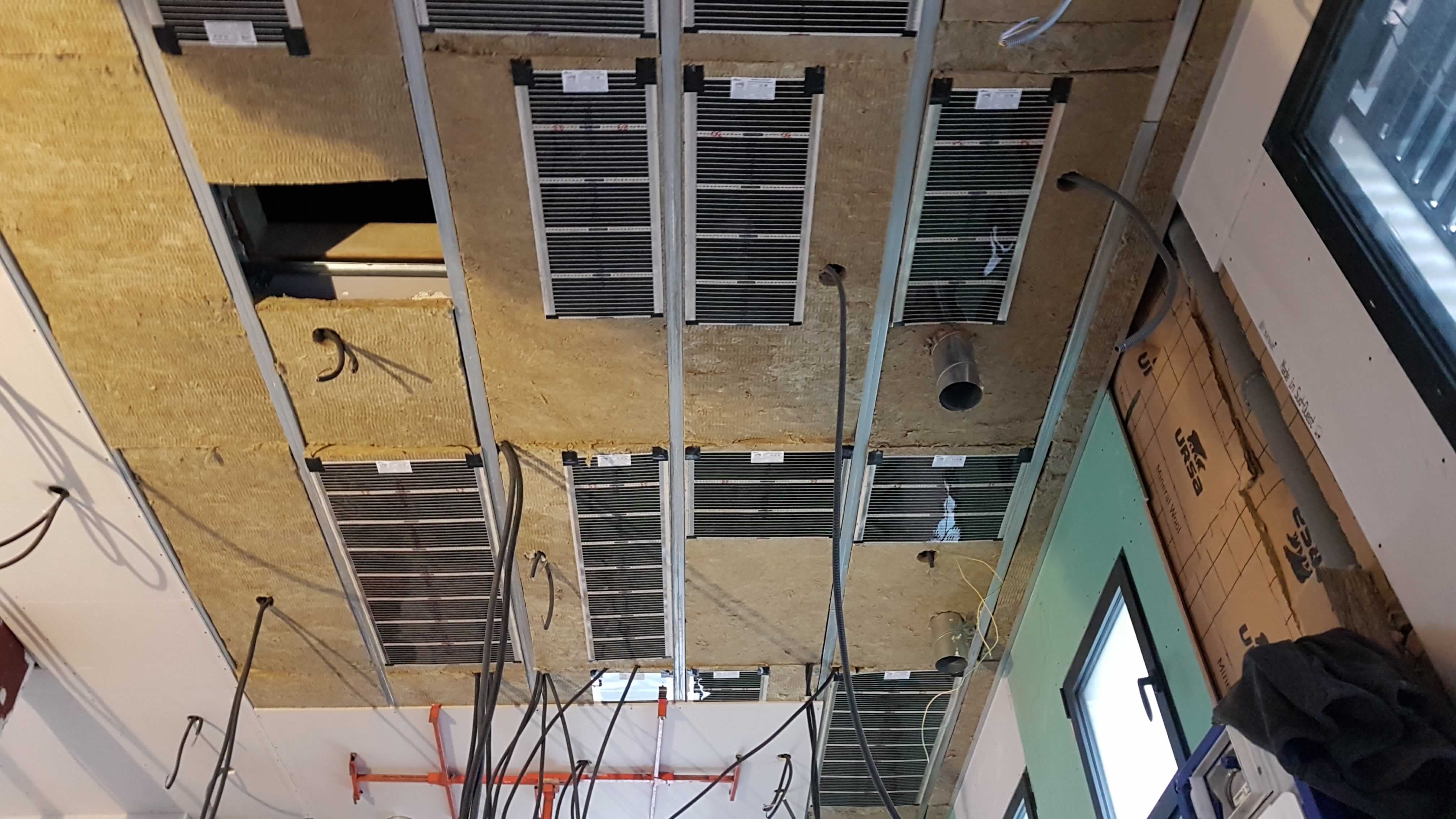 Chantier plafond rayonnant toulouse