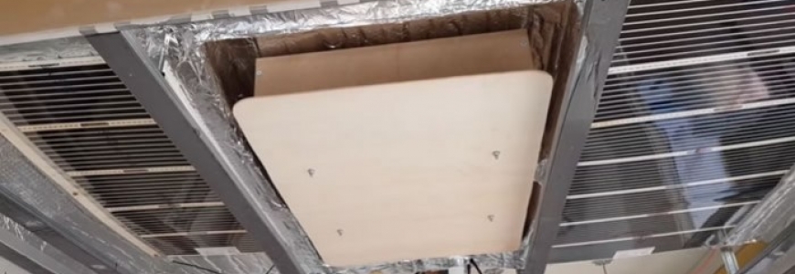 Magic Speaker&reg; Bass Booster int&eacute;gr&eacute; dans un plafond pl&acirc;tre