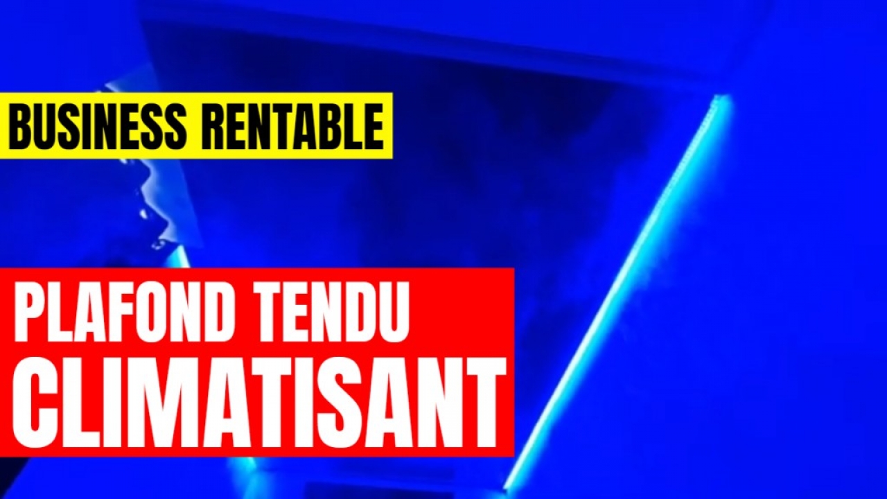 Cr&eacute;er son business dans le plafond tendu climatisant