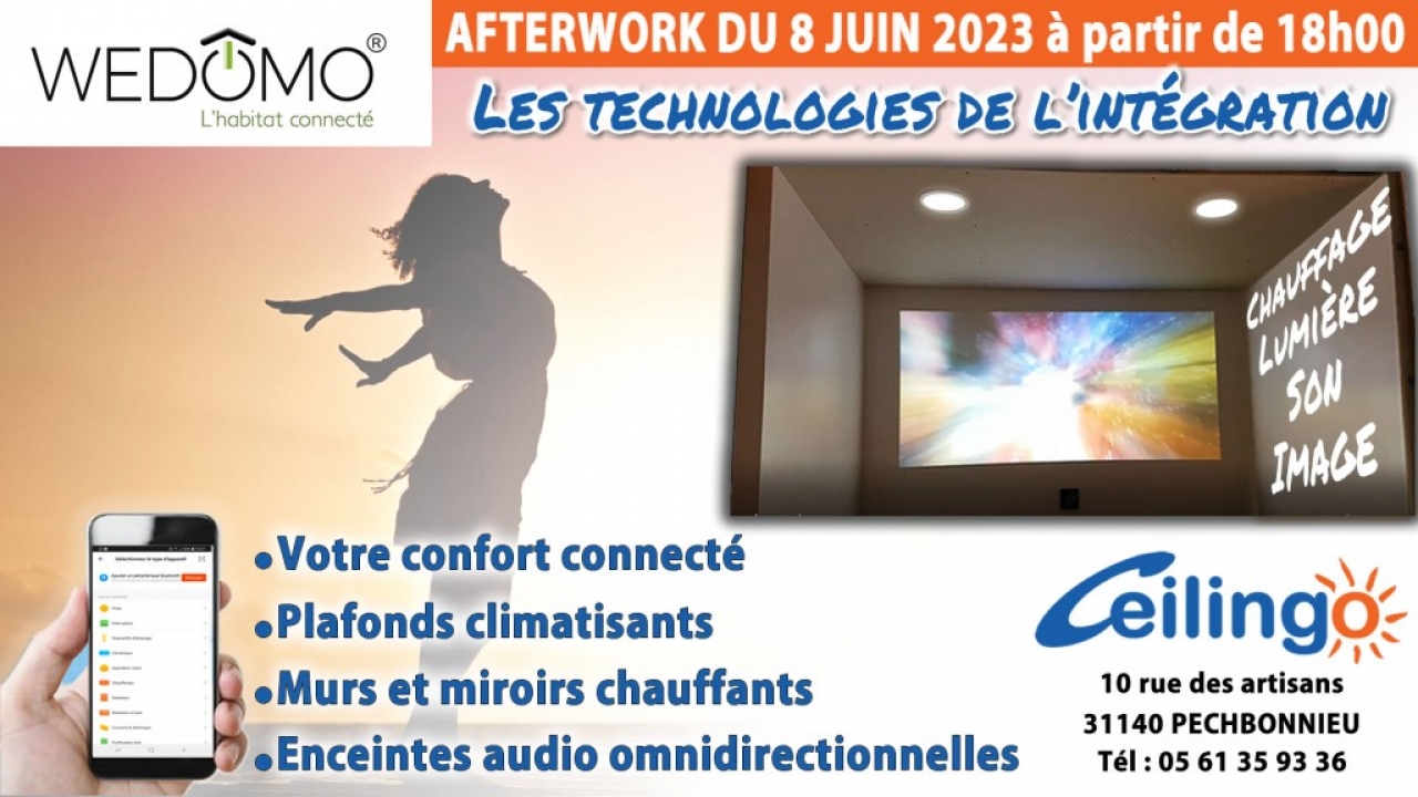 AFTERWORK Ceilingo by Wedomo du jeudi 8 juin 2023 &agrave; partir de 18h00